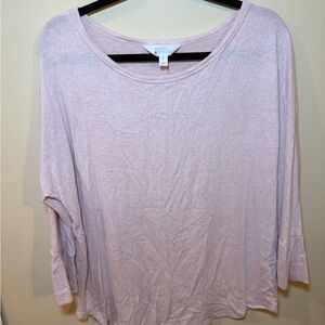 Market & Spruce Blush Long Sleeve Tee